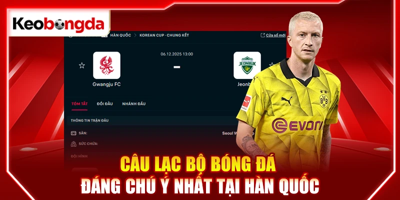 Câu lạc bộ bóng đá đáng chú ý nhất tại Hàn Quốc