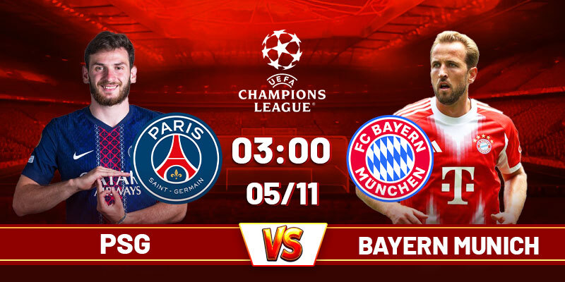 Soi kèo PSG vs Bayern Munich, ngày 5/11 - Champions League